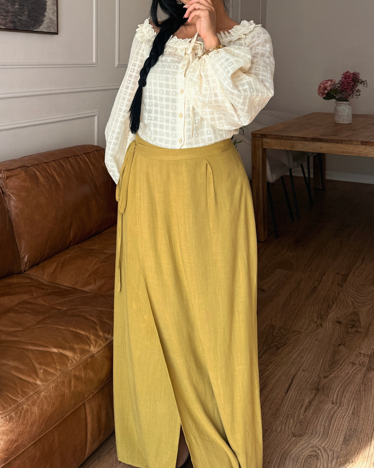 Olivia : Patron de jupe portefeuille