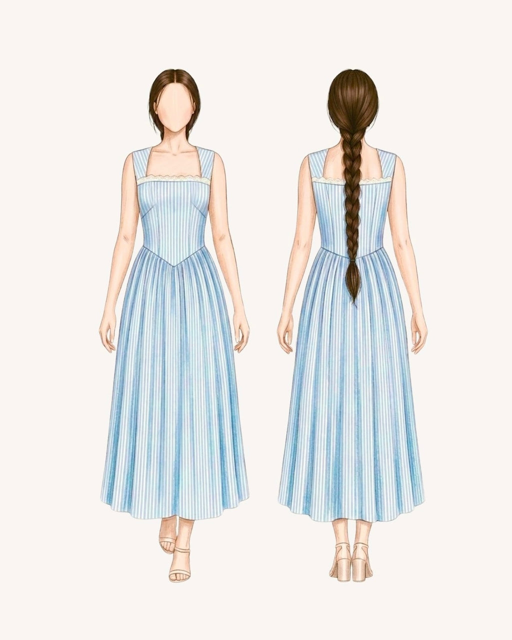 Betty : Patron de robe bustier